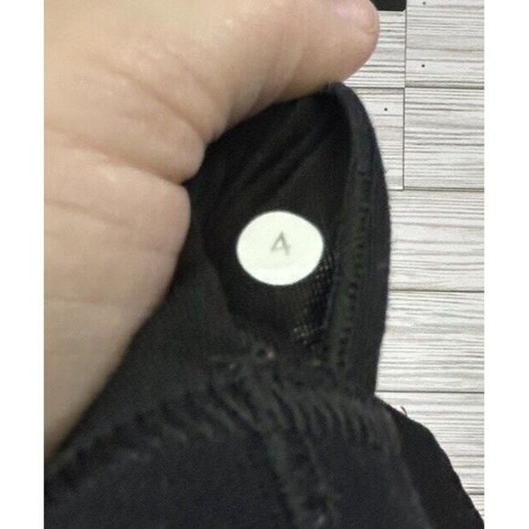 Lululemon Run: Back On Track Tank Top Heathered Black /Gray Size 4 Built In Bra - Picture 3 of 6